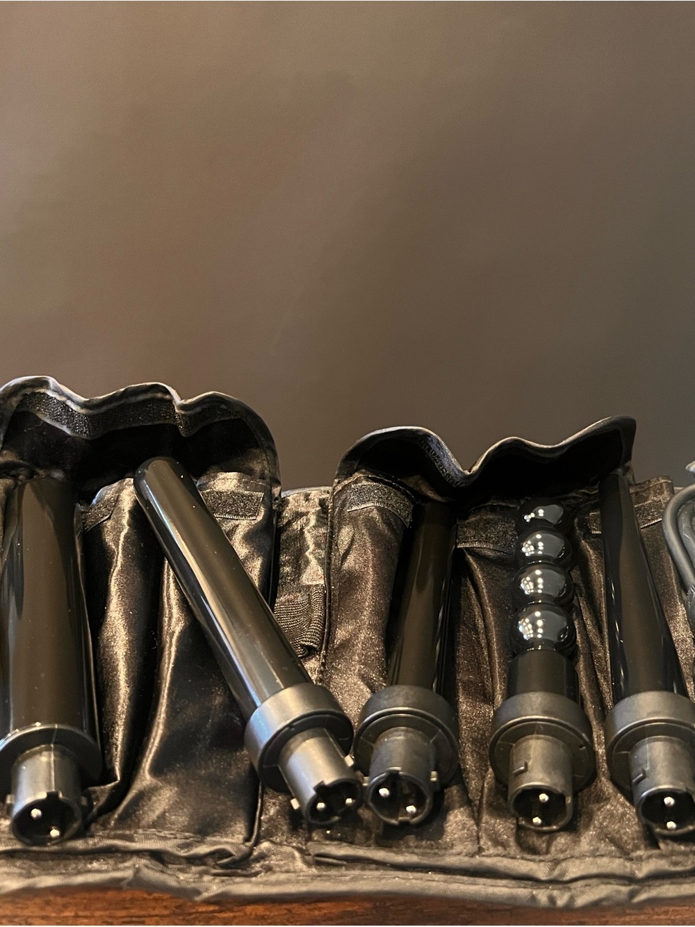 8-Piece Black Curling Wand Set